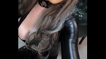 leather doll femdom