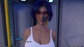 Stranded in Space #05 - Planning on Fucking Hot Blue Haired MILF