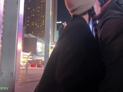 EXTREMELY RISKY BLOWJOB BEHIND POLICE STATION IN NYC