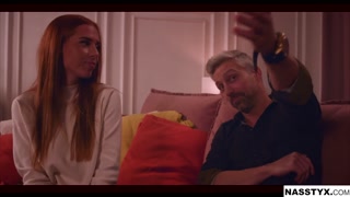 NASSTYx - Dropping a Hot Load on Redhead Stepdaughter When Mom Works Late