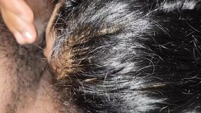 really nice pussy licking and hard fuck with cute wife. Huge cum inside and happy ending with wife.