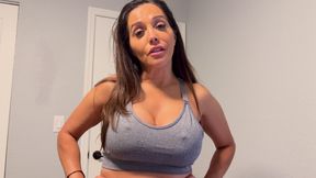Francesca 's Cuck Caught Jerking off Watching Her Suck Big Black Cock Leaves Her Covered in Massive Facial
