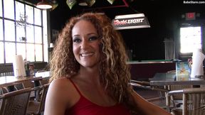Sultry redhead gets picked up at the bar for a good night