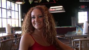 Sultry redhead gets picked up at the bar for a good night