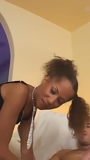 Mya Mason: Skinny, Black, Fucked Hard in the Ass