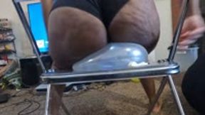 Object crush - Goddess MXDominion uses her Ass to Pop Balloons, ass fetish, crush, mind fuck  4k