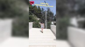 Surprise! Strangely Fingered in the Park While Privately Touching My Hairy Pussy&#x270C;