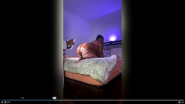 Babyface BBW Newbie Gets Her HUGE natural tits fucked (BTS)