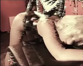 Blonde BDSM Babe Dominates Cock in Red Room Cage