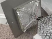 Glamorous girl fucks at modeling audition after shoping