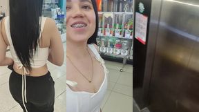 i went shopping with my stepcousin and we ended up fucking in exchange
