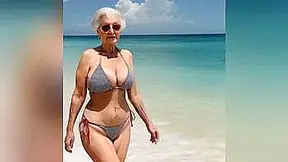 Ai Porn In Grannys Golden Goose Gets Goosed On Gal Beach, Talkin Dirty Like A Slurpin Siren
