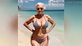 Ai Porn In Grannys Golden Goose Gets Goosed On Gal Beach, Talkin Dirty Like A Slurpin Siren