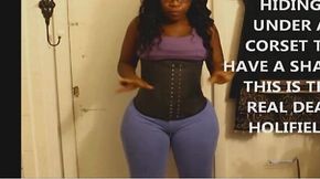 Phat Ass Ebony MILF in Purple Spandex Gets Naughty