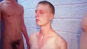 Hazed Military Bloke Sucking Cock