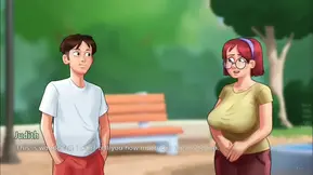 Judith and Anon enjoy each other's company during the summer.