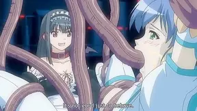 Maid Seduced by Demon Tentacles in Steamy Hentai Fantasy Scene