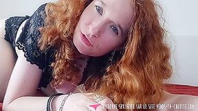 Sexy Redhead Amateur Chick Masturbating At Home