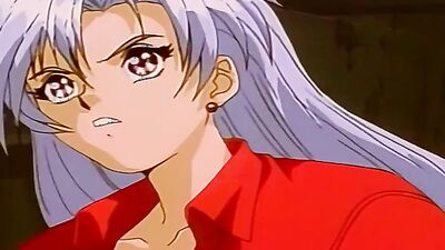 Watch this kinky dude tease and pleasure tied up babe's pussy in this hentai sex movie