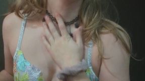 Colorful Lingerie Tease