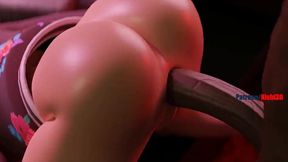 Phat Ass 3D Teen Kiriko BBC Anal Pounded