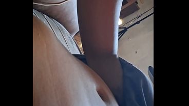 Crente safada pegou no meu pau e acabou com buceta lambuzada de porra