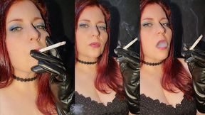 Elegance in Smoke: Leather, Lace, and Marlboro Lights
