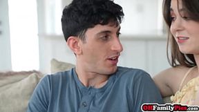 Teen girlfriend Megan Marx enjoys hump day with big hard hump