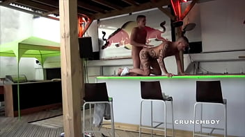 sexy boy with tatoos fucked outdoor by straigh young arab