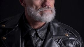 Spiked Leather Gloves and Jockstrap Pipe Smoking