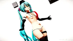 Mikus Seductive Performance Ignites Hot Desires in Bold Hentai Dream