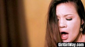 GirlGirlWay com - Surprisng my stepdaughter Alison Rey with intense lesbian fuck