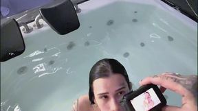 Wet & breathless: My stepsister's incredible underwater handplay!