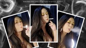 Pastel Puff Retro Vibes - Smoke Dreams in Retro Pastel Style
