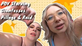 VR 360 POV Starving Giantesses Pillage & Raid