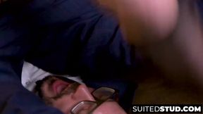 Mateo Tomas and Gala Galaxi spit during hardcore anal