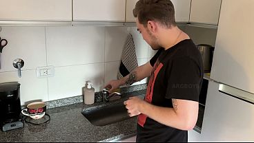 HUGE Dildo inside Big Ass
