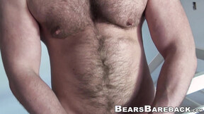 Bryan Knight is a tall hunky bear wtih a heavy shaft to play with