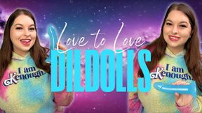 LOVE TO LOVE DILDOLLS NIGHTFALL DILDO REVIEW - CUTE G-SPOT P-SPOT DILDO - SYDNEY SCREAMS