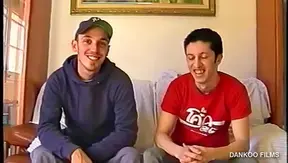 Two Nervous Amateurs Get Fucked in Their First Gay Casting Session