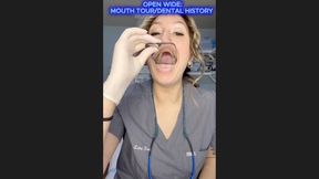 Open Wide: Mouth Tour and dental history (silver Amalgam fillings & Full Mouth X-rays)