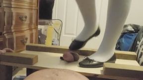Flats wolf and shoe job masturbation