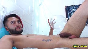 fucking a condom until i cum inside of it - camilo brown
