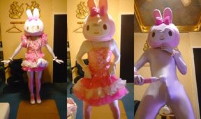 ボクでシコシコしてーん????マイ○ロディ(♂️)のドレスぬぎぬぎストリップショー&電マオナニー✨【サ○リオドピューロランド】【ハロウィン】