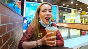 ”Big tits & booty Thai MILF GF sex at home after a visit to the mall”