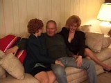 Old guy gobbles down viagra so he can bang his old wife and her old friend