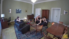 ”Man with camera fucks mesmerizing babe in exchange for money”
