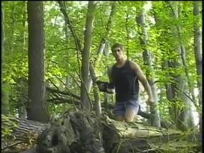 Forest orgy with horny jocks