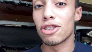 LecheLatinos.com - Young straight Latino's raw fuck and facial for money in a wild ro