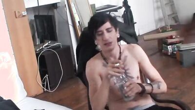 Rave Takes Every Inch Of AJ Addams Tool Down His Throat